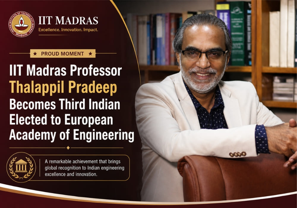 IIT Madras Professor Thalappil Pradeep Becomes Third Indian Elected to European Academy of Engineering