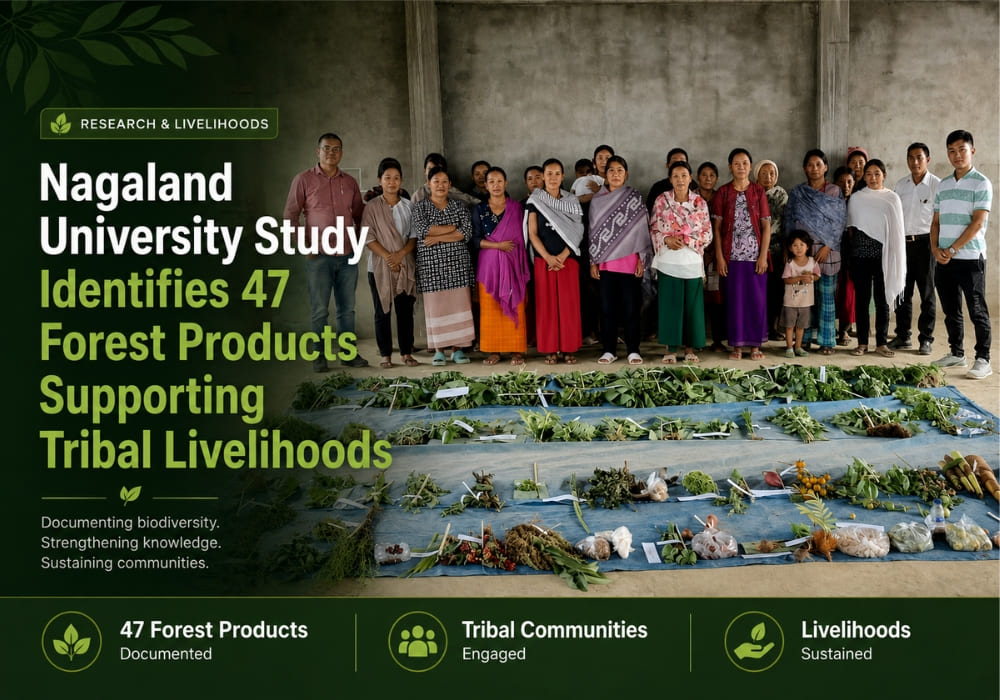 Nagaland University Study Identifies 47 Forest Products Supporting Tribal Livelihoods