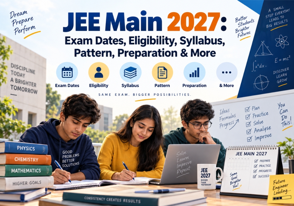 JEE Main 2027: Exam Dates, Eligibility, Syllabus, Pattern, Preparation & More