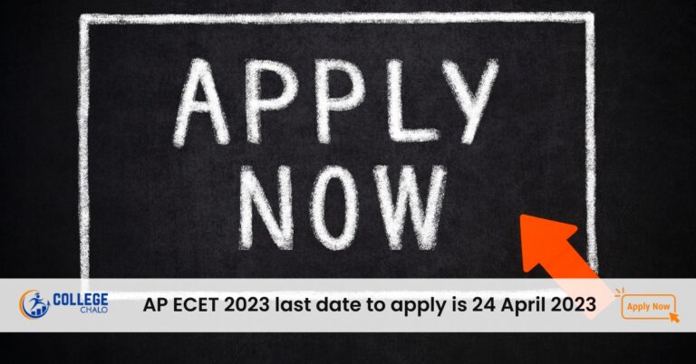 AP ECET 2023 last date to apply is 24 April 2023
