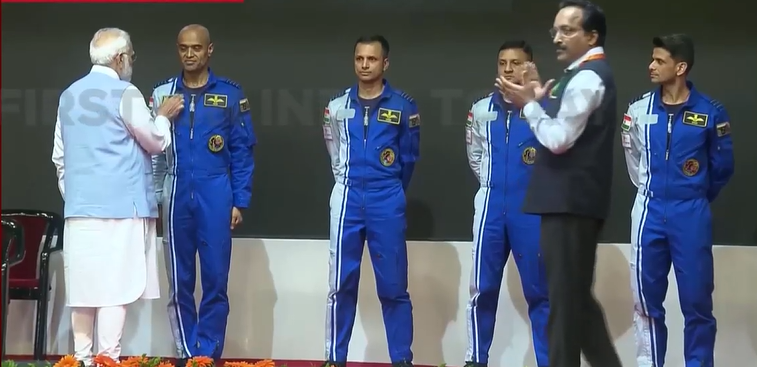 India's Gaganyaan Mission : 4 Astronauts Selected for Historic 1st  Crewed Spaceflight in 2024