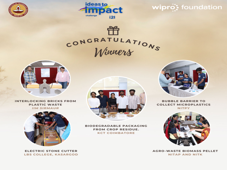 IIT Madras announces winners of great 'ideas to impact' contest