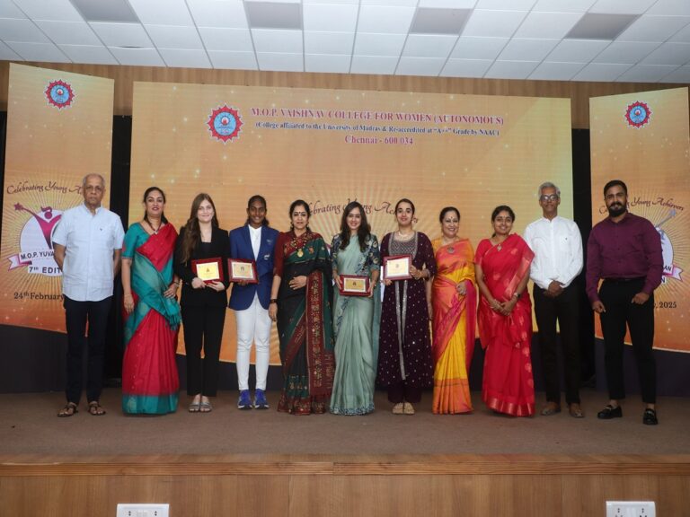 MOP Vaishnav College For Women honors great achievers