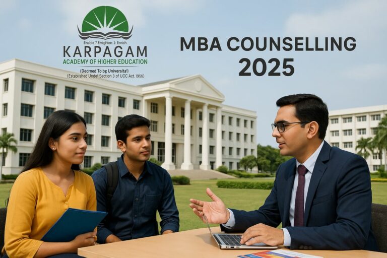 Top 5 Reasons to Attend Karpagam Academy MBA Counselling Round 1 2025