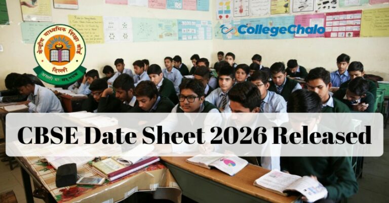 CBSE Date Sheet 2026 Released: Important Updates for Class 10 & 12 Students