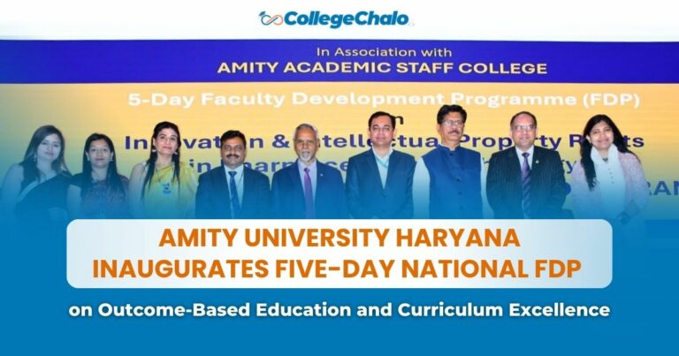 Amity University Haryana Inaugurates Five-Day National FDP on Outcome-Based Education and Curriculum Excellence