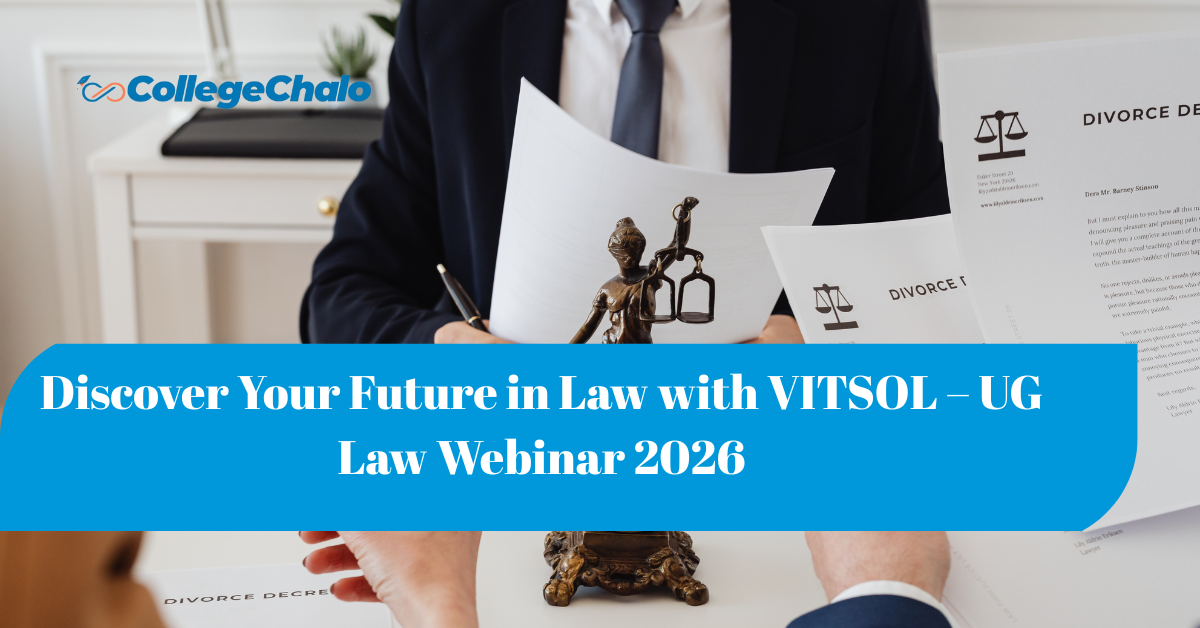 Discover Your Future in Law with VITSOL – UG Law Webinar 2026