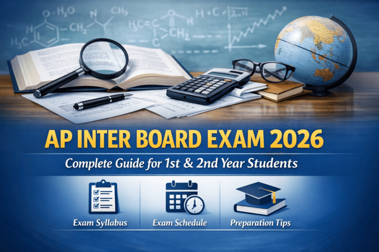 AP Inter Board Exam 2026 – Complete Guide for 1st and 2nd Year Students