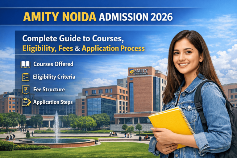 Amity Noida Admission 2026: Complete Guide to Courses, Eligibility, Fees & Application Process