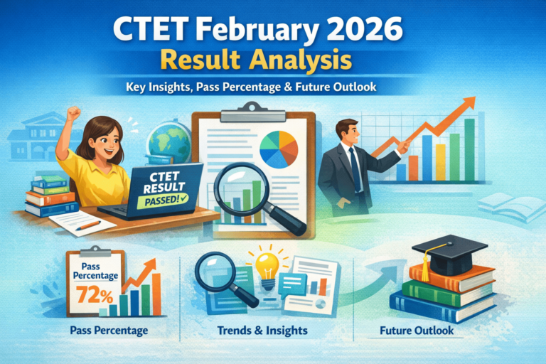CTET February 2026 Result Analysis: Key Insights, Pass Percentage & Future Outlook