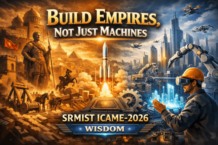 Build Empires, Not Just Machines: SRMIST ICAME-2026 Wisdom