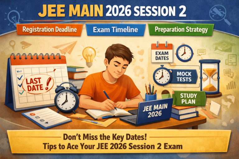 JEE Main 2026 Session 2: Registration Deadline, Exam Timeline, and Preparation Strategy