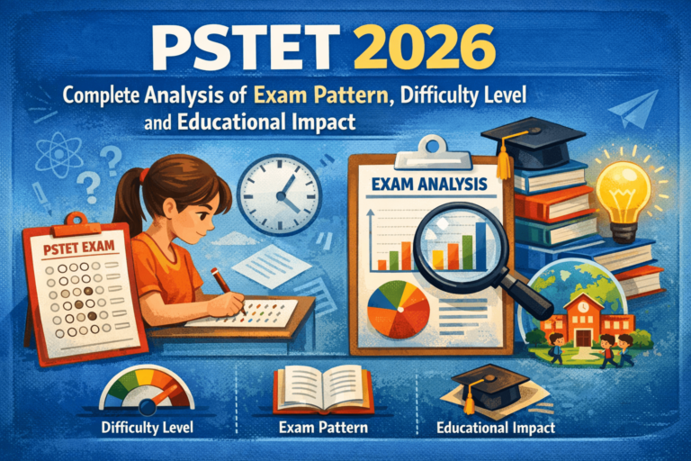 PSTET 2026 : Complete Analysis of Exam Pattern, Difficulty Level and Educational Impact