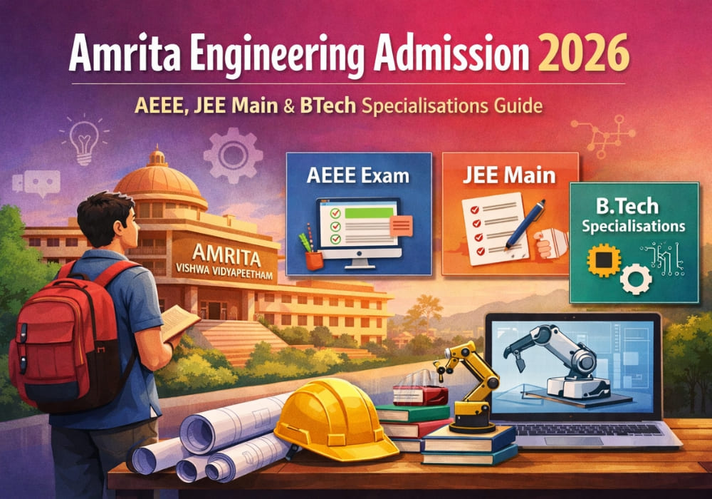 Amrita Engineering Admission 2026: AEEE, JEE Main & BTech Specialisations Guide