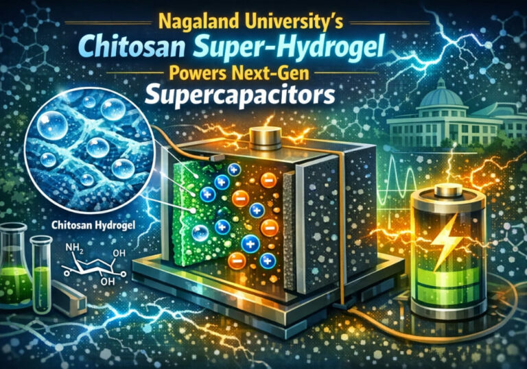 Nagaland University’s Chitosan Supercapacitor Hydrogel Powers Next-Gen Supercapacitors