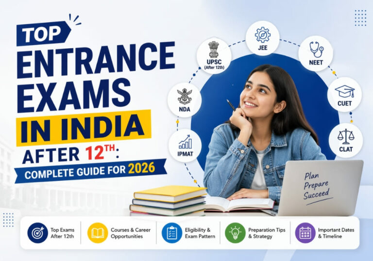 Top Entrance Exams in India After 12th: Complete Guide for 2026