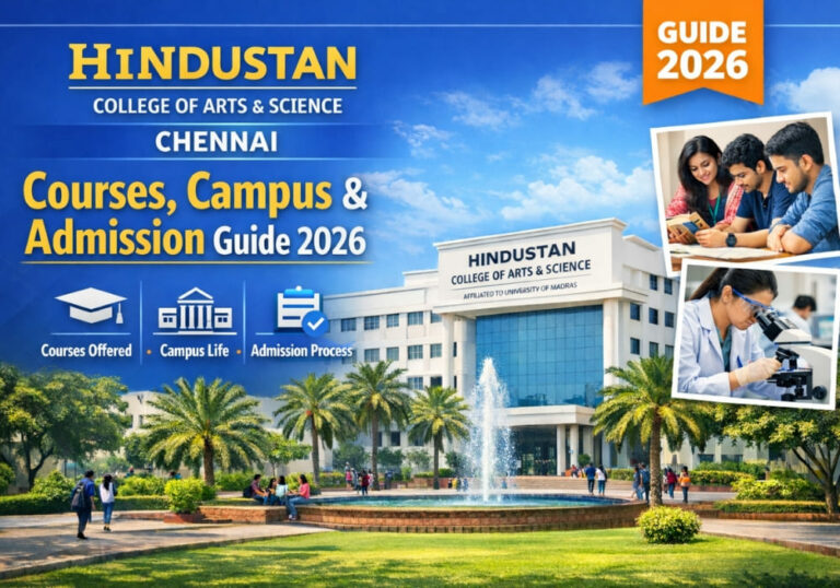 Hindustan College of Arts & Science Chennai: Courses, Campus & Admission Guide 2026