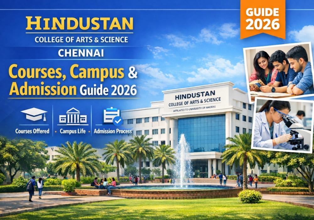 Hindustan College of Arts & Science Chennai: Courses, Campus & Admission Guide 2026