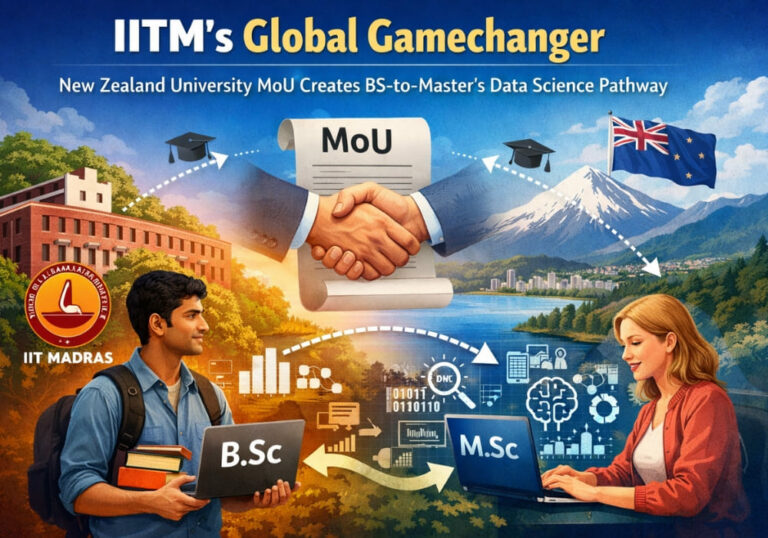 IIT Madras Signs MoU with University of Canterbury for BS to Master’s Data Science Pathway