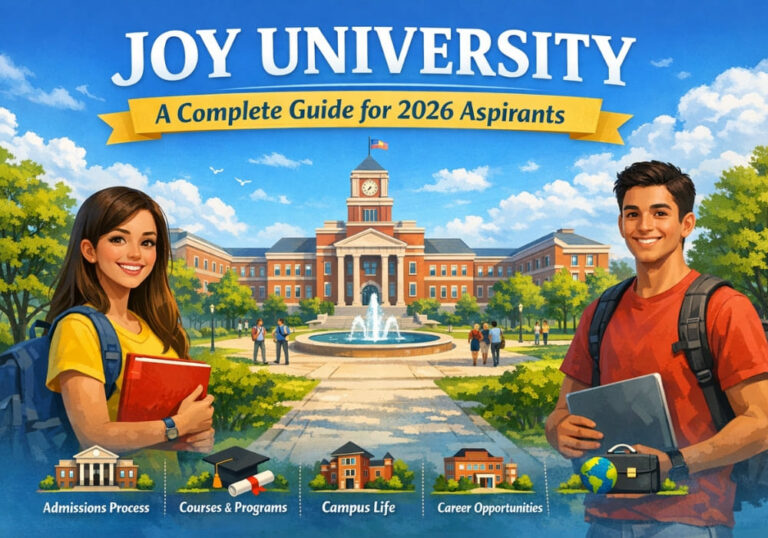 Joy University: A Complete Guide for 2026 Aspirants
