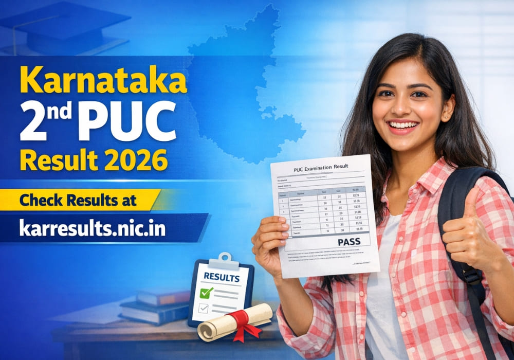 Karnataka 2nd PUC Result 2026 – Check Results at karresults.nic.in