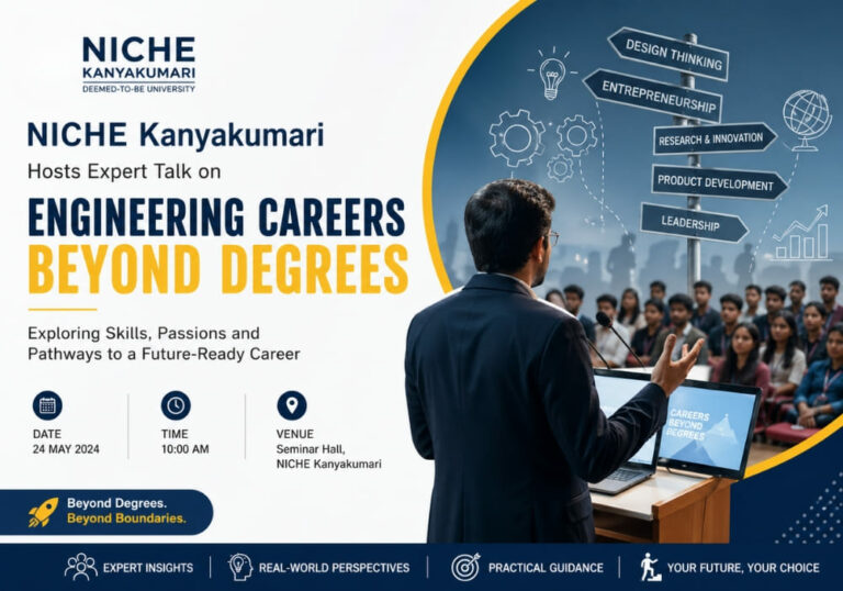 NICHE Kanyakumari Hosts Expert Talk on Engineering Careers Beyond Degrees