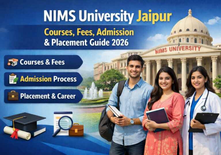 NIMS University Jaipur: Courses, Fees, Admission & Placement Guide 2026