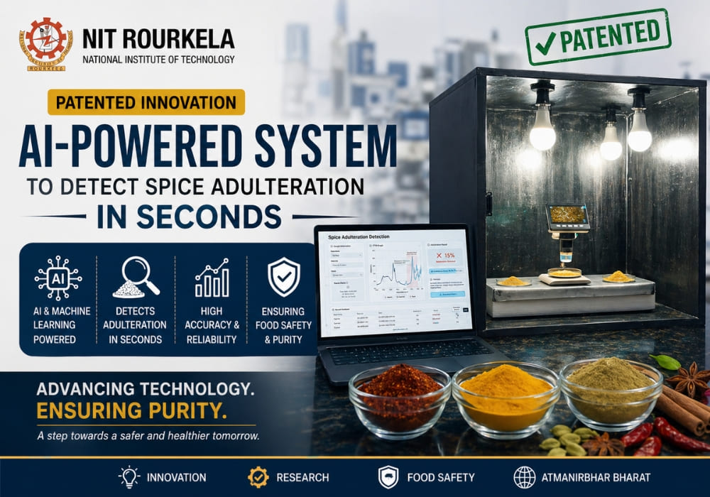 NIT Rourkela Patents AI-Powered System to Detect Spice Adulteration in Seconds
