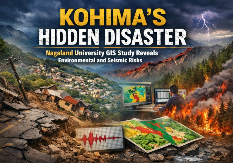 Kohima’s Hidden Disaster: Nagaland University GIS Study Reveals Environmental and Seismic Risks