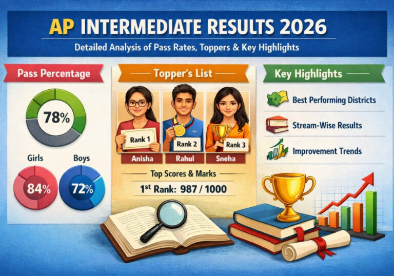 AP Inter results 2026: Detailed Analysis of Pass Rates, Toppers & Key Highlights