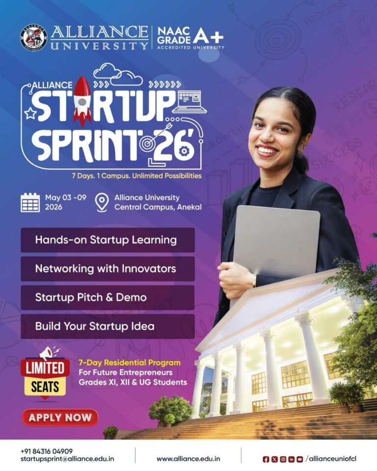 Startup Sprint Alliance 2026: From Student to Startup Founder in 7 Days