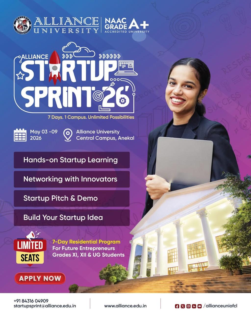 Startup Sprint Alliance 2026: From Student to Startup Founder in 7 Days