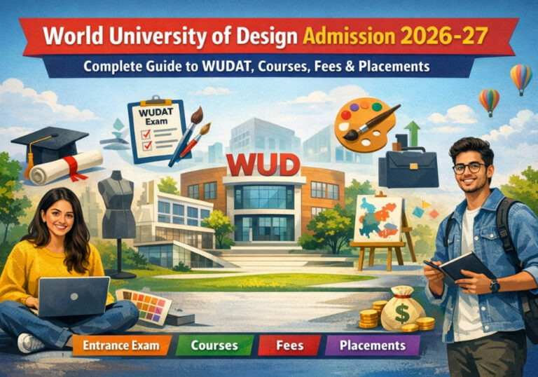 World University of Design Admission 2026-27: Complete Guide to WUDAT, Courses, Fees & Placements