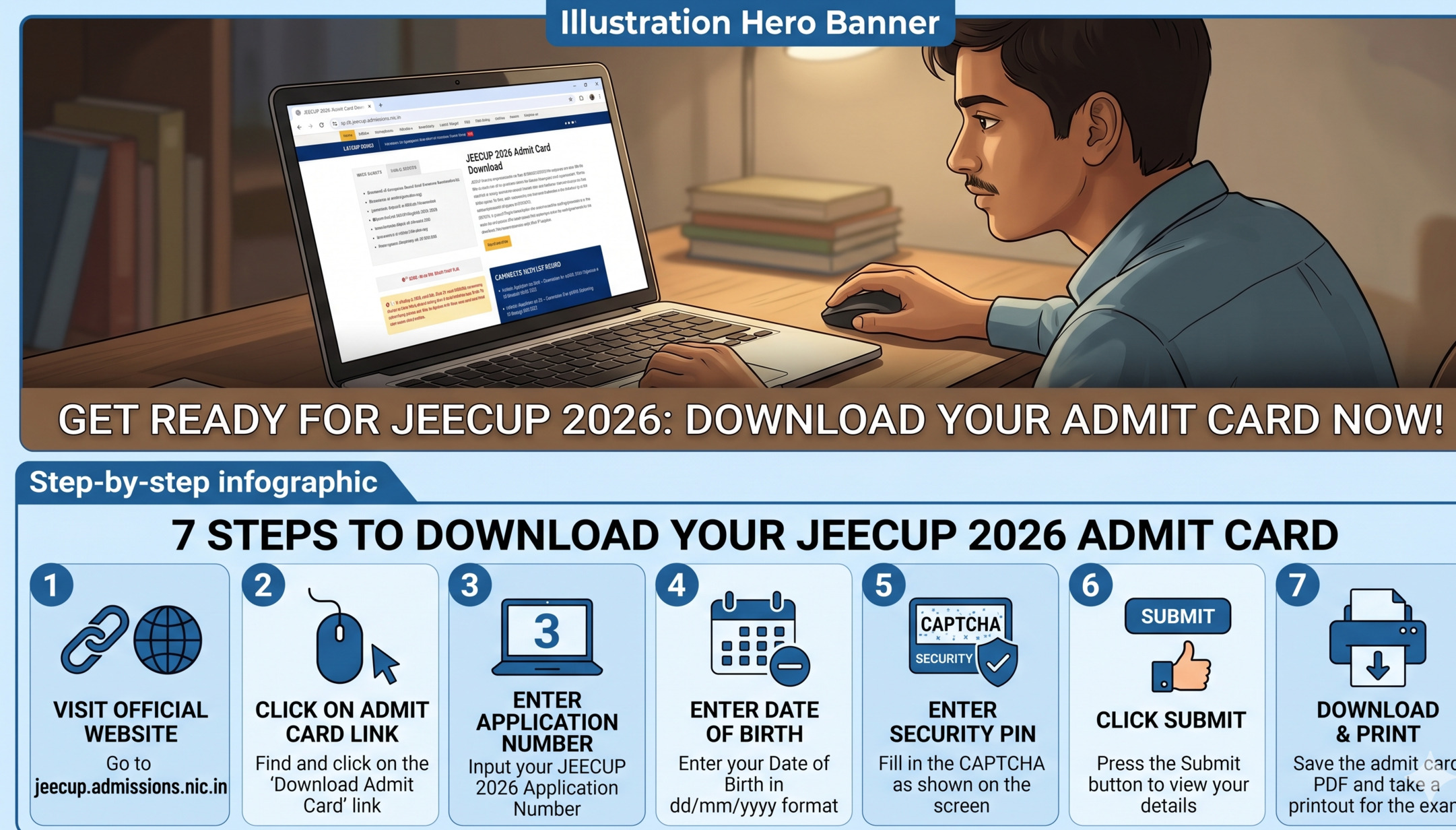 JEECUP Admit Card 2026: Download Steps, Dates & Key Details  check exam dates, eligibility, symbols,