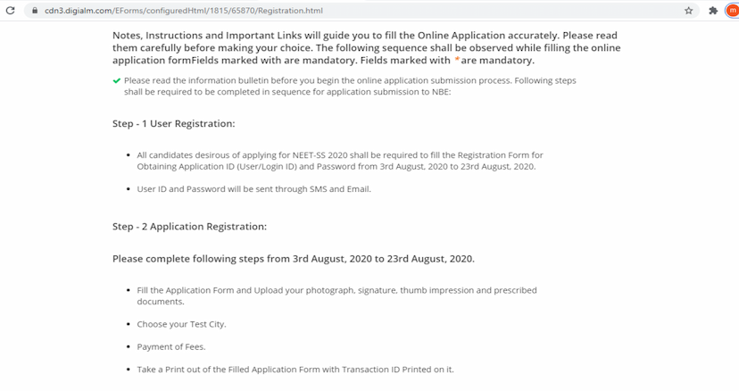 NEET SS 2020