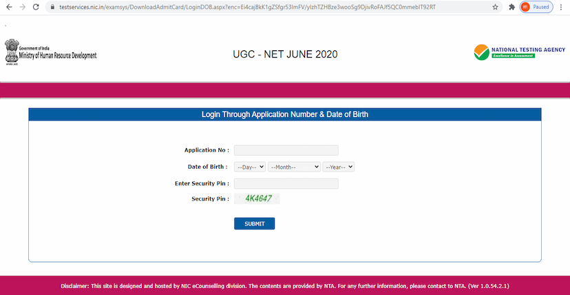 UGC NET June 2020