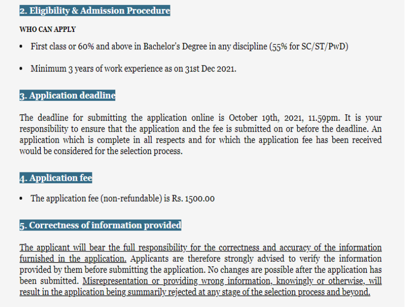 Executive MBA programme