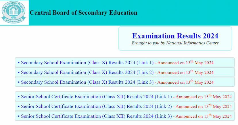 CBSE Class 12 Result 2024