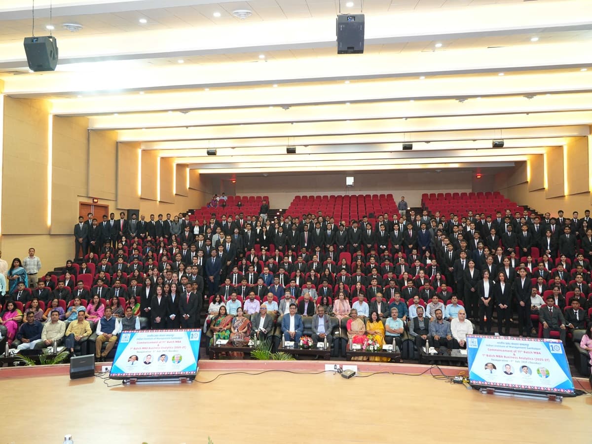 IIM Sambalpur gives a great welcome to new students