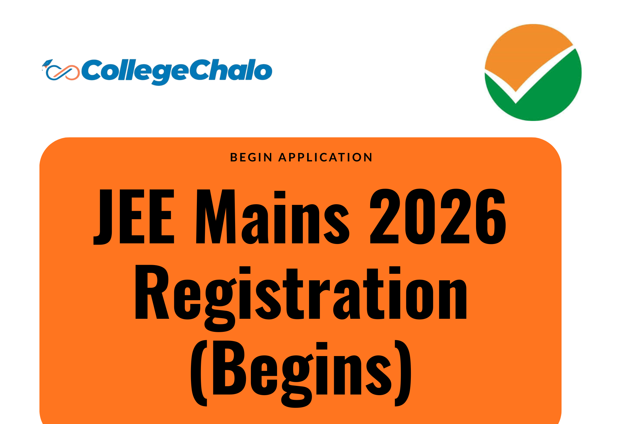 JEE Mains 2026 Registration (Begins): Get JEE Apply Link Here