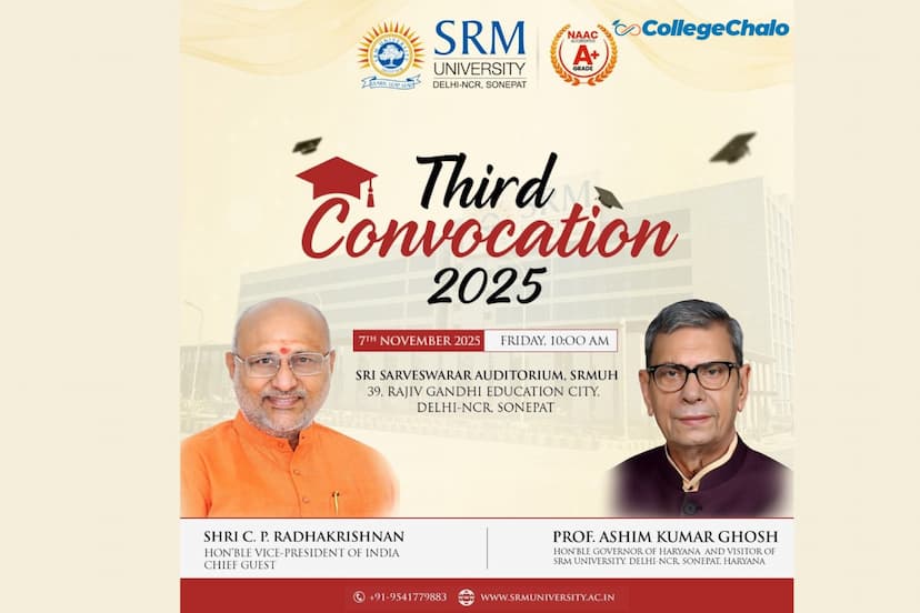 Third Convocation 2025 at SRM University Delhi‑NCR, Sonepat: A Day of Achievement and Inspiration