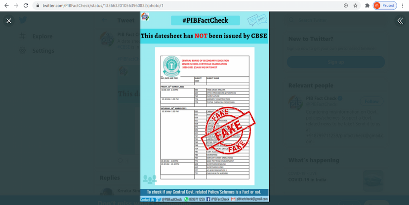 CBSE board exams 2021