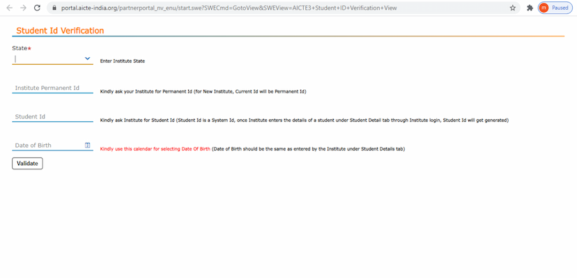 AICTE PG Scholarship