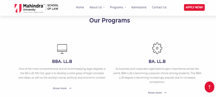 Mahindra University launches School of Law