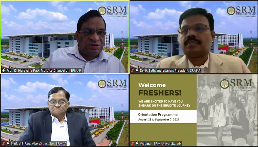 SRM University AP inaugurates orientation programme