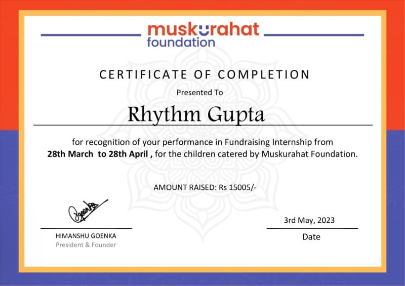 Muskurahat Foundation