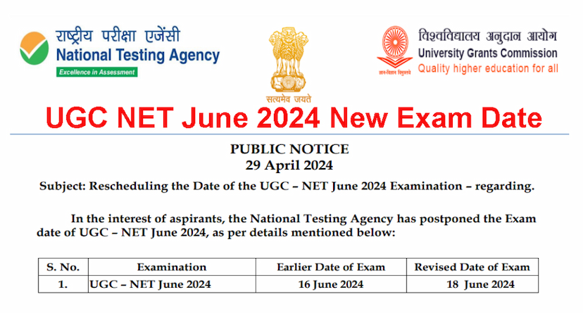 Ugc Net June 2024 Rescheduled Exam Now On June 18th