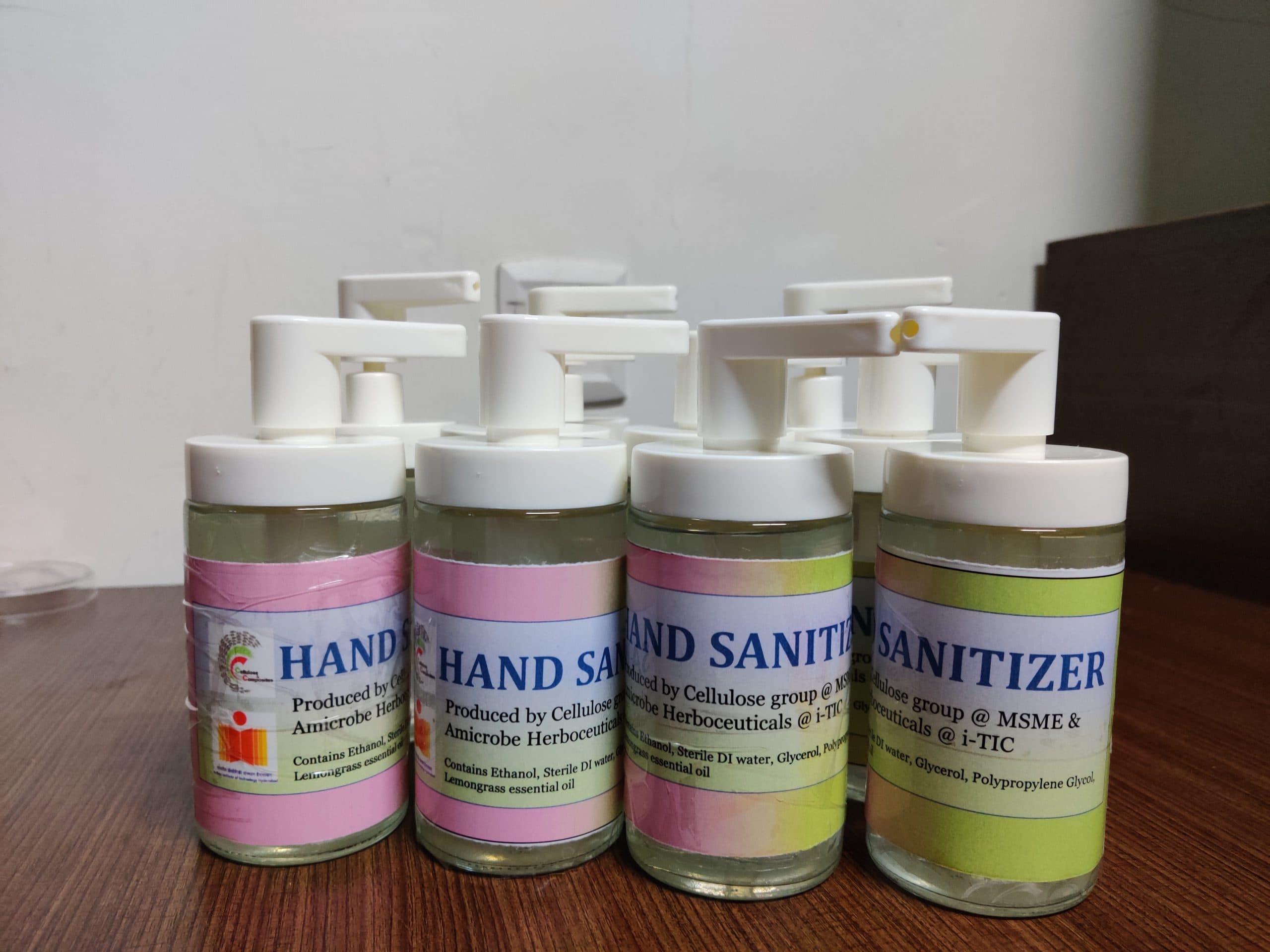 IIT Hyderabad researchers develop their own hand sanitizer IIT Hyderabad researchers develop their own hand sanitizer