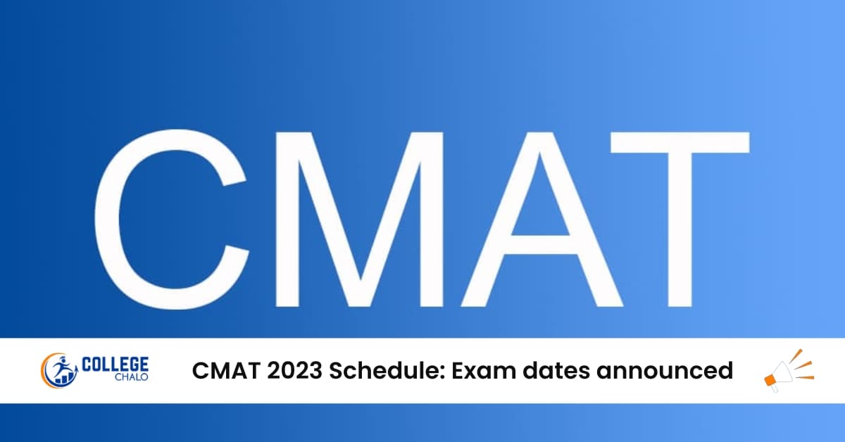 CMAT 2023 great exam dates are announced CMAT 2023 great exam dates are announced