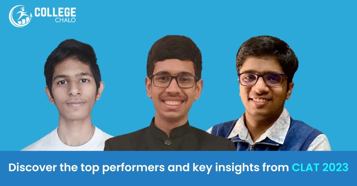 CLAT 2023: Toppers, Statistics, Trend Analysis CLAT 2023: Toppers, Statistics, Trend Analysis